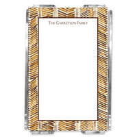 Herringbone Memo Sheets with Acrylic Holder