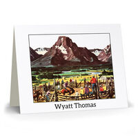 Rodeo Roundup Folded Note Cards