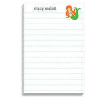 Mermaid Lined Note Pad