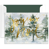 Joyeux Noel Folded Holiday Cards