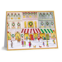 Christmas Shopping Folded Holiday Cards