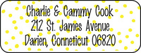 Yellow  Return Address Labels