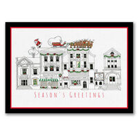 Holiday Main Street Folded Cards