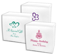 Large White Gift Box with Your Choice of Design