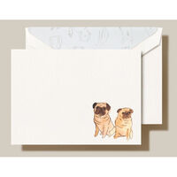Pugs Boxed Folded Note Cards