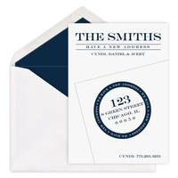 We Have a New Address Stamp Moving Announcements