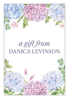 Hydrangea Vertical Gift Stickers