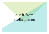 Chic Abstract Gift Stickers