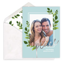Peace Foil Holiday Photo Cards
