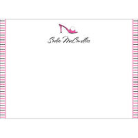 Pink Stiletto Empire Correspondence Note Cards
