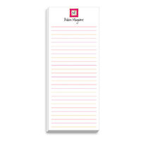 Framed Initial Lined Pad