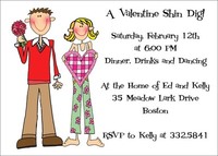 Customized Valentine Party Invite
