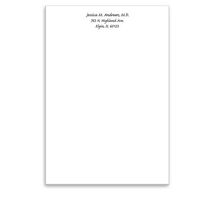 Ivory or White Monarch Lettersheets