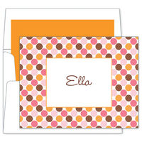 Big Dots Warm Foldover Note Cards