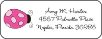 Ladybug Return Address Labels