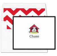 Dog House Foldover Note Cards