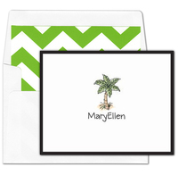 Palm Tree Foldover Note Cards