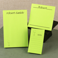 Larson Notepad Set shown with Golf Logo