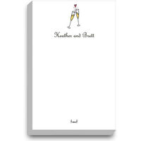 Champagne Flutes Notepads
