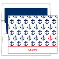 Anchor Repeat Folded Note Cards
