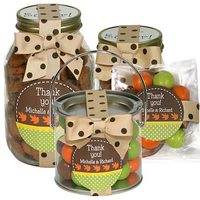 Personalized  Autumn Leaf Favors or Gifts