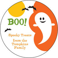 Boo Large Gift Stickers