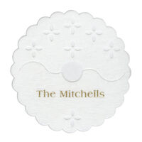 Personalized Stem Wrap Coaster