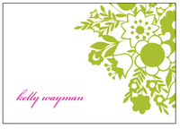 Flower Shower Foldover Note Cards