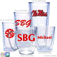 University of Mississippi Old Miss Personalized Tumblers