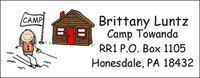 Camping Address Labels