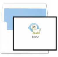 Bichon Frise Foldover Note Cards