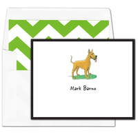 Great Dane Foldover Note Cards
