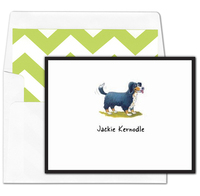Bernese Mountain Dog Foldover Note Cards