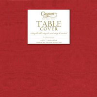Red Moire Tablecover