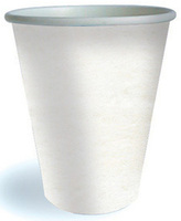 Ivory Moire Paper Cups
