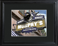 Baltimore Ravens Pub Sign with Wood Frame