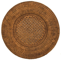 Rattan Round Chargers