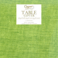 Green Linen Look Banquet Tablecover