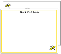 Bumble Bee Flat Note Cards