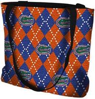 University of Florida Plaid Tote Bag