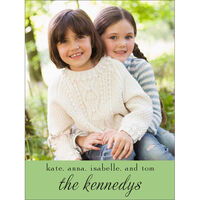 Simple Green Photo Note Cards