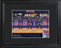 NHL New York Rangers Locker Room Photo