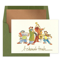 Musical Group Jewish New Year Cards