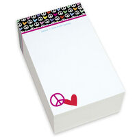 Peace and Love Chunky Notepads