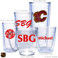 Calgary Flames Personalized Tumblers