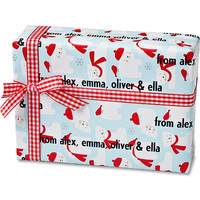 Beary Christmas Personalized Gift Wrap