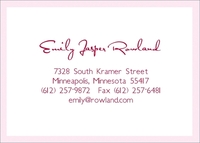 Perfectly Pink Calling Cards