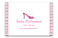 Pink Stiletto Calling Cards