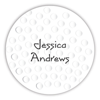 Golf Ball Round Gift Stickers