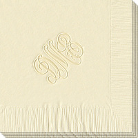Vanilla Pearl Mist Personalized Beverage Napkins
